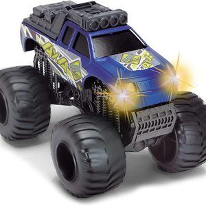 NEW DICKIE TOYS 6" Monster Truck Blue Battery Powered Die-cast with light/sound